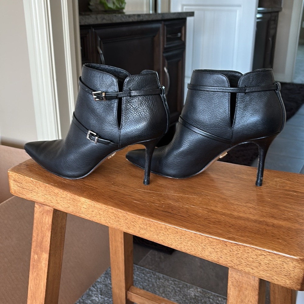 Item # B32 - Elegant Black Ankle Boots - Picture 4 of 5